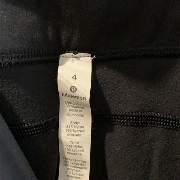 🟢 Lululemon Melodic Movement 7/8 Tight Nulu Black 4 - Picture 5 of 6